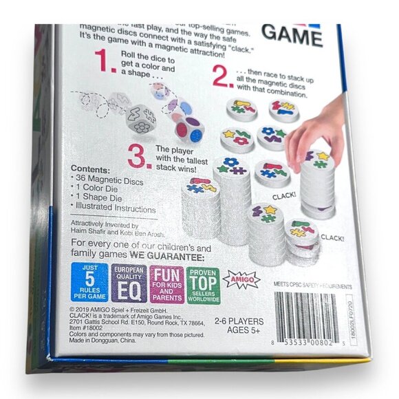 Clack! Magnetic Stacking Game For Kids and Families Ages 5+ - Picture 11 of 16